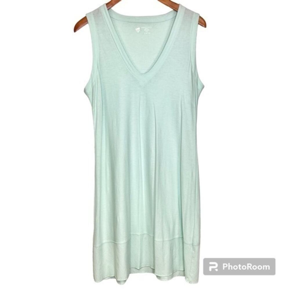 Horny Toad Rosemarie Blue Organic Cotton Outdoors Breathable Slip Tank Dress S